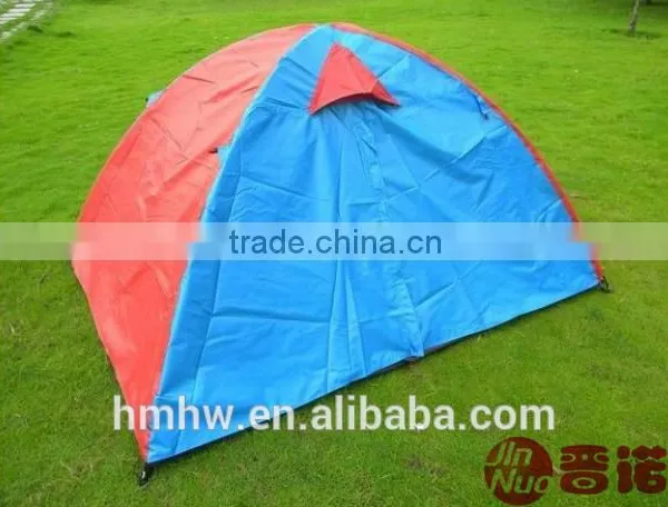 2 Person Double Layers Fiberglass Pole Camping Tent photo-6