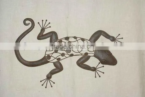 Decorative Gecko Metal Wall Decor