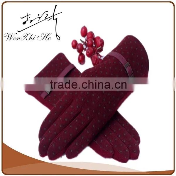 Wholesale Fashion Woolen Gloves For Lady