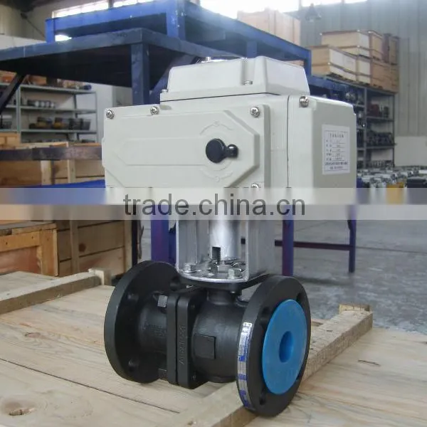 China Motorized Flanged 4 Inch ss Cf8m Stainless Steel Ball Valve Manufacturer Price photo-3