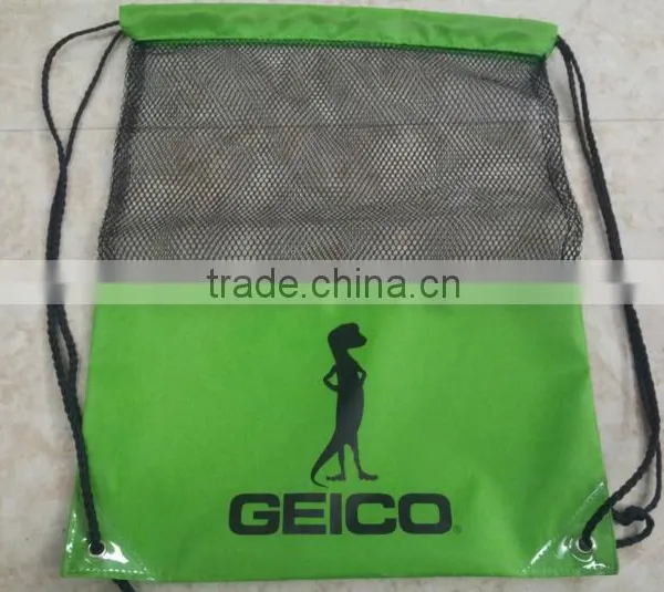 Drawstring Bag Custom Mesh Drawstring photo-3