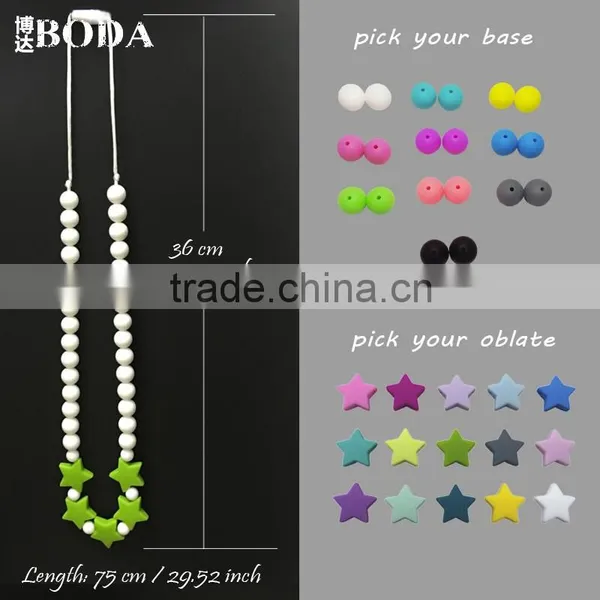AS/NZS Teething Necklace for Mommy Silicone Necklace photo-2