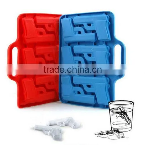 Gun Ice Cube Tray Silicone Gun Shape Cake Pan photo-2