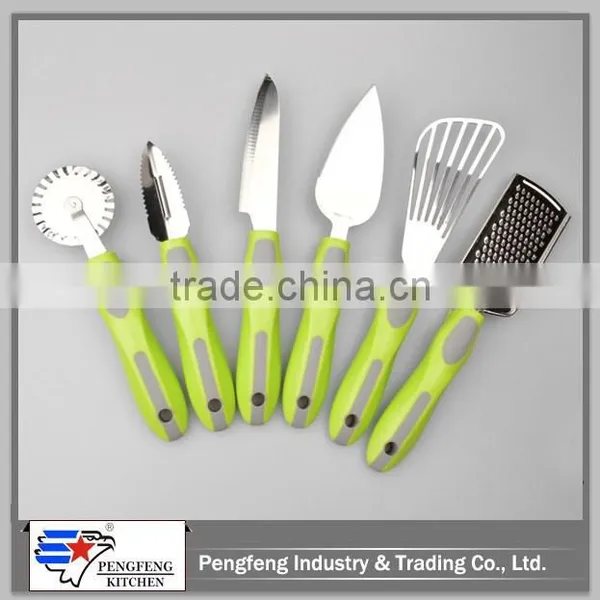 PP Handle Stainless Steel Kitchen Utensil Set photo-3
