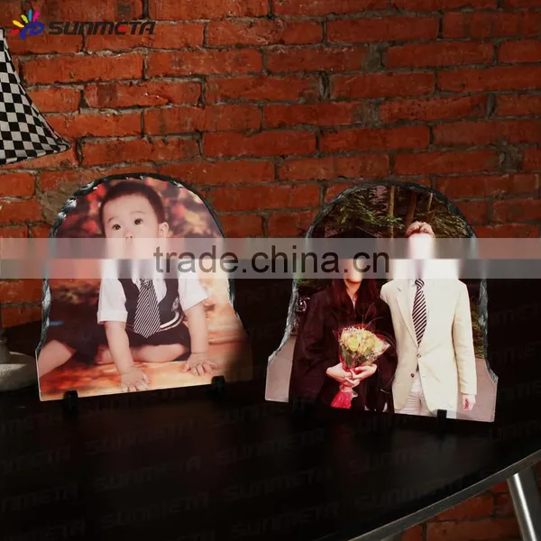 High Quality Photo Frame Sublimation Slate Photo Stone Photo Rock photo-6