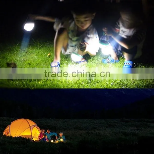 2016 Hot Sale Waterproof LED Solar 7 Led Bulds 3W 2V/100mA Portable Solar Powered Camping Lantern Lamp Outdoor New Arrive photo-4