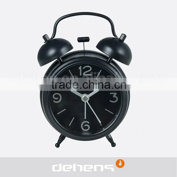 Deheng 4 Inch Classic Twins Bell Alarm Clock photo-3