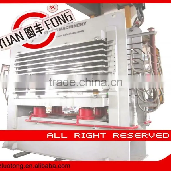 High Quality Hydraulic Wood Press/wood Veneer Hot Press Machine