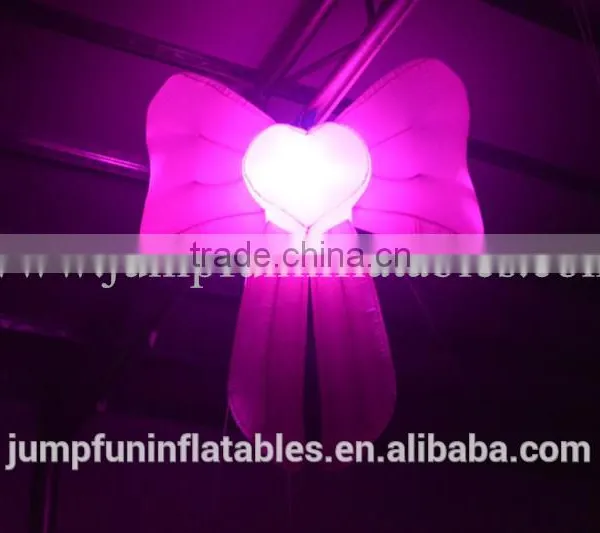 Nylon Cloth Inflatable Lighting Bowknot With LED Remote Control/Lighting Stars photo-2
