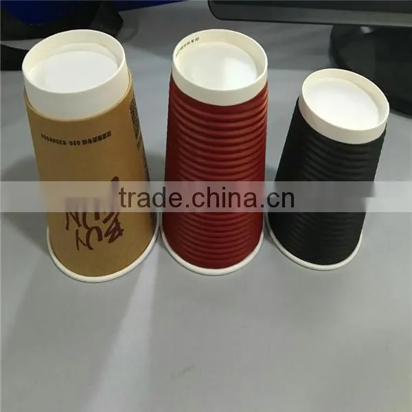 Disposable Cup/ Vertical Ripple Paper Cup/ Take Away Ripple Cups With Good Quality photo-4