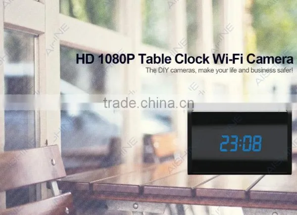 High-tech Multi-functional Item Integrating Spy Table Clock Camera Suppport External 64gb sd Card photo-5