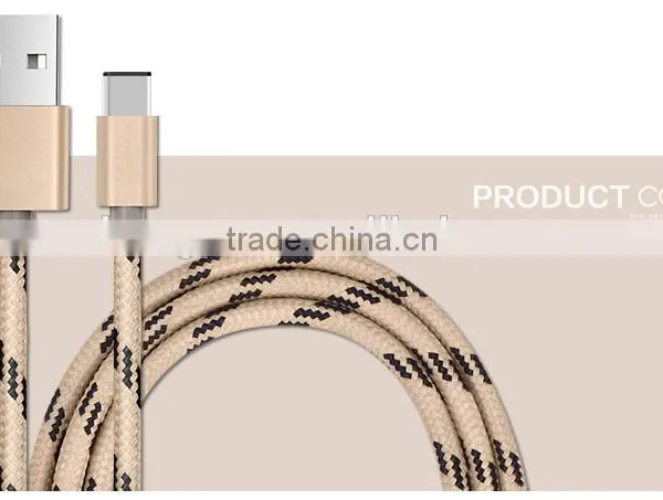 Cheap Cable Type-c to USB Cable Charging Data Cable With Colorful Nylon Braid photo-5