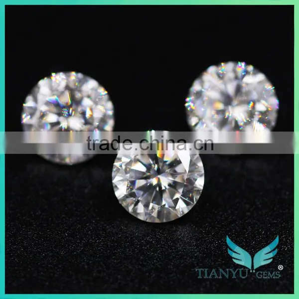 Artificial Diamonds Moissanite 0.7mm-15mm D E F G H Color Round Andfancy Moissanite uk Retailers photo-5