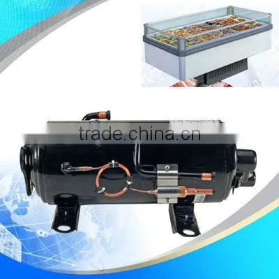 CE RoHS R22 Hermetic Horizontal Rotary AC Compressor for Motorhome photo-2