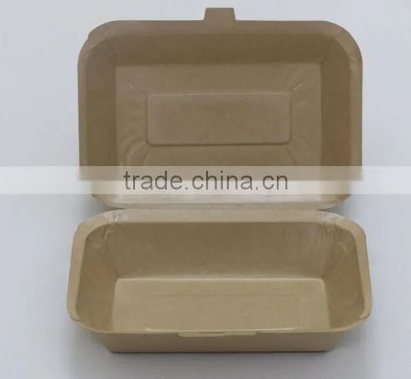 Unbleached Disposable Heat Proof Paper Food Packing Box photo-2
