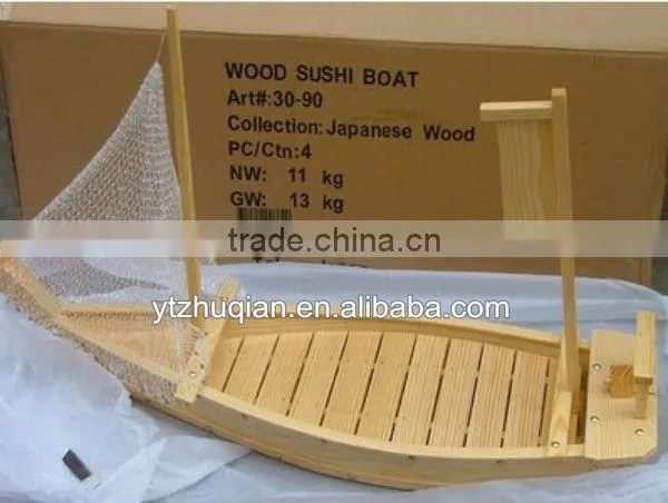 High Quality Wooden Sushi Boat For Party photo-6