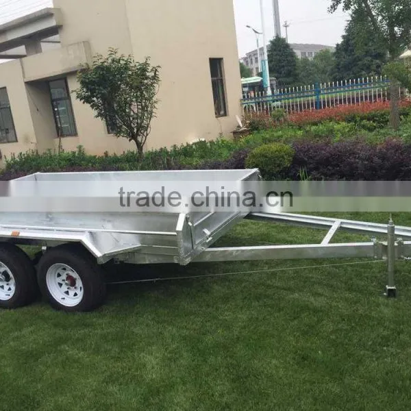 10x5ft Hot Dipped Galvanized Fully Welding Heavy Duty Tandem Trailers photo-3