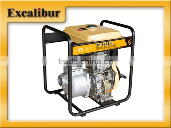 4'' Manual Start Big Fuel Tank 10HP Diesel Engine Centrifugal Water Pump SP405D(E)-1