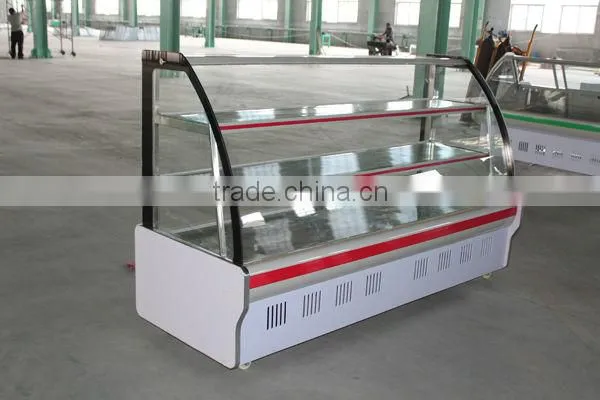 Manufactory High Quality Tempered Glass Commercial Display Cake Refrigerator Showcase photo-4