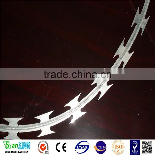 Galvanized Security Fence Razor Barbed Wire Zinc Panel photo-4