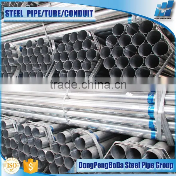 3"3.0mm Hot Dip Galvanized Round Steel Pipes Tubes Hollow Sections photo-2