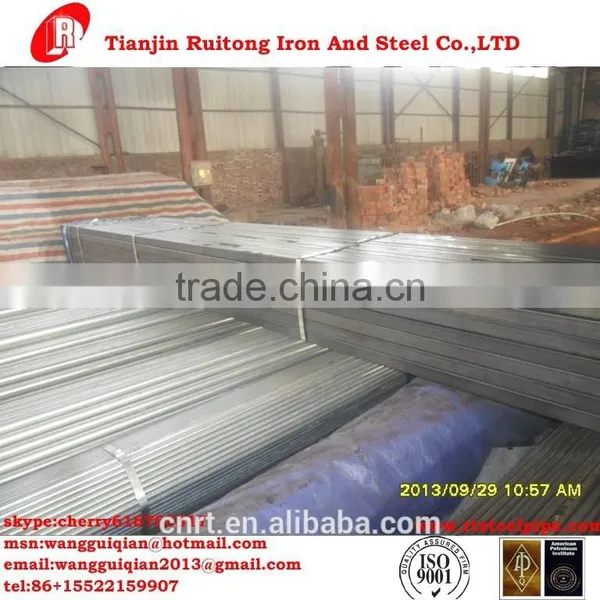Bs1387-85 Erw Square Steel Pipe With Export Packing