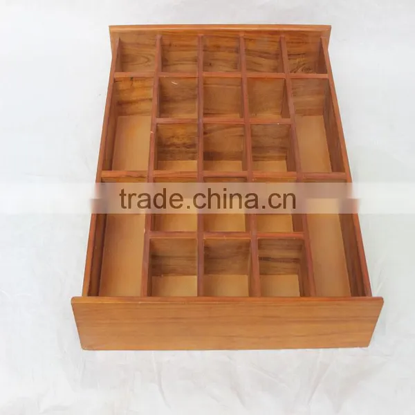 Wardrobe Soft Close Pull Out Pine Wooden Jewelry Drawer photo-2