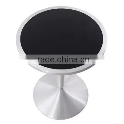 Modern Simple Lift Fashion Round High Bar Table Tempered Glass Coffee Table Home Leisure High Cocktail Table YYB090 photo-3