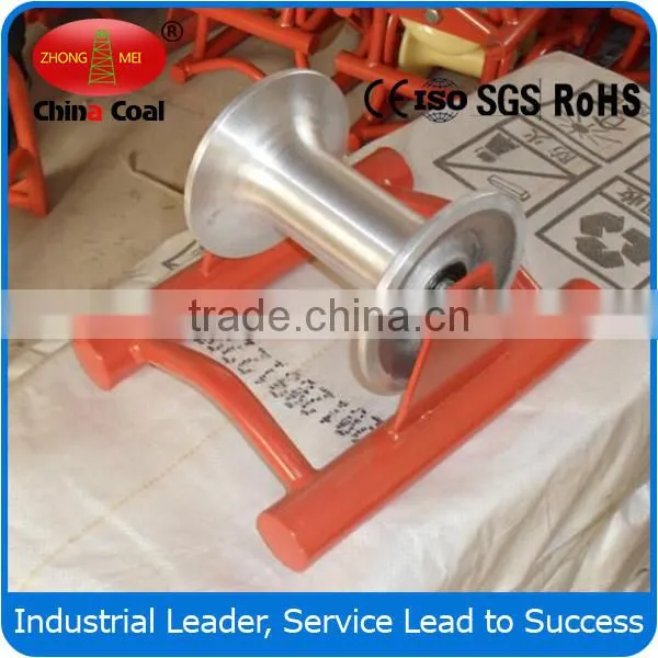 Three Wheels Aluminum Alloy and Nylon Cable Rolling Pulley photo-5