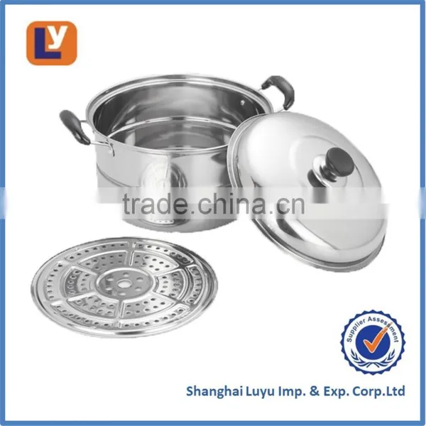 STAINLESS STEEL COOKWARE 2 LAYER STEAM POT photo-5