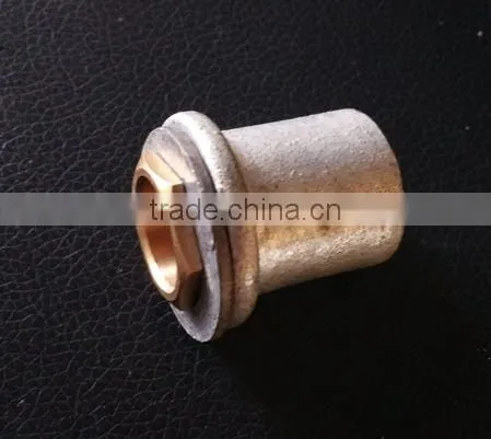 Gold Galvanized Electrical Male or Female Brass Bush (short) With Lock Nut photo-2