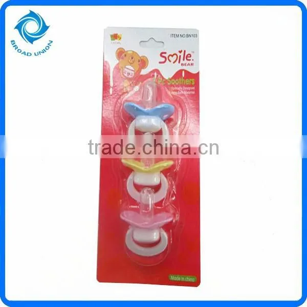 3PC Silicone Baby Pacifier Wholesale Pacifier