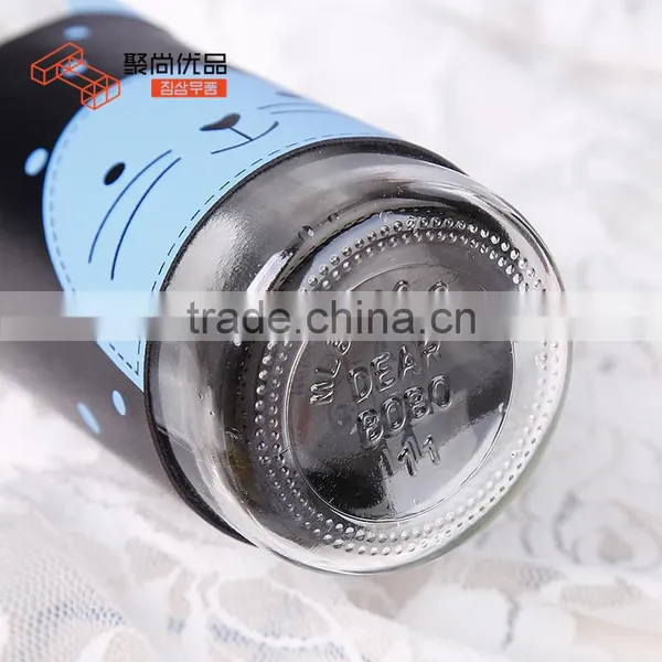 L00049 2017 High Quality Stylish Design Custom Handmade Pyrex Heat-Resistant Clear Glasses Bottles photo-4