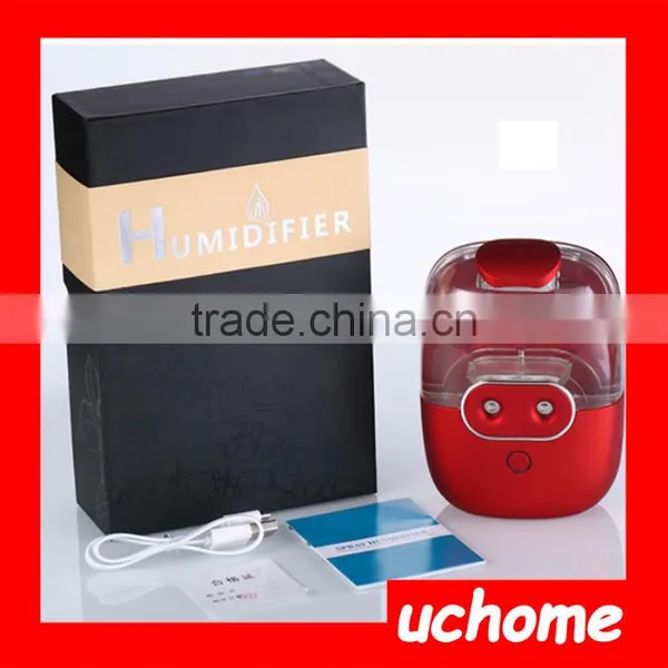 UCHOME Portable Battery Powered Dual Ultrasonic Sprayer Port Pig Shaped Humidifier For Travel photo-6