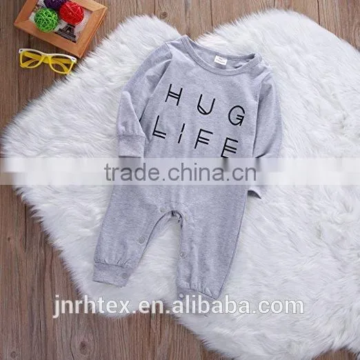 100% Cotton Custom Design Print Baby Clothing Onesie photo-5