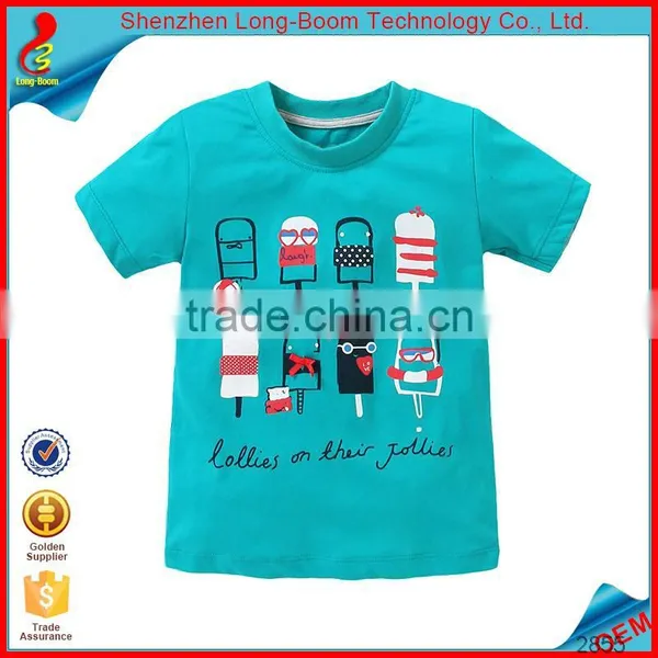 50LF# O-neck Short Sleeve Soft Cotton Short Sleeve T-shirts Polo Shirts Baby Clothes photo-4