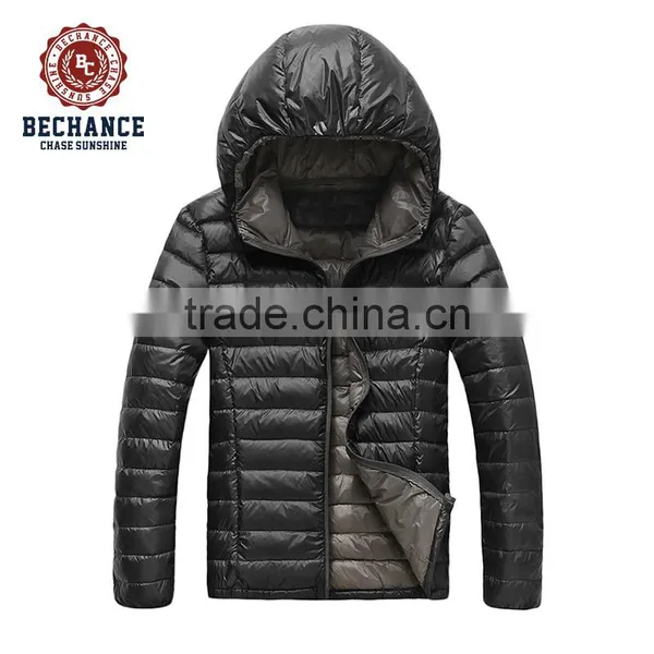 Comfortable Winter Ultralight Down Jacket With Hood High Quality Outdoor Jacket Wholesale photo-3