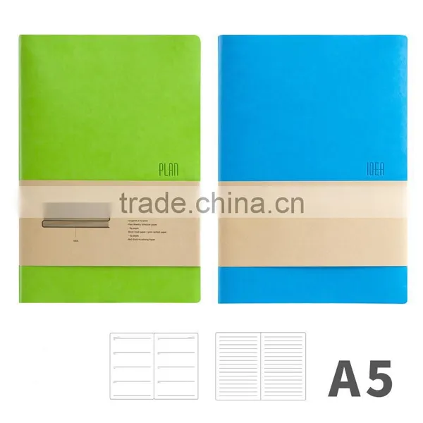 Soft PU Leather Custom Personal Organizer Agenda Daily/weekly/ Yearly Planner photo-4