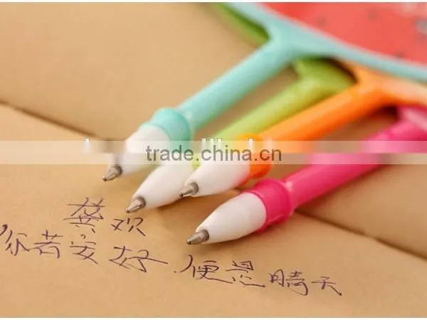 0.5mm Ballpoint Pen Plastic Fruit Shape Pen Office & Student Creative Pen Blue Pen photo-5