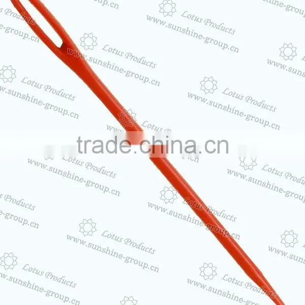Plastic Sweater Sewing Needles Safety Plastic Needle Colorful Hand Plastic Sewing Needles For Knitting photo-6