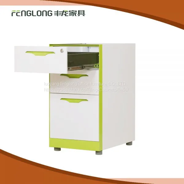 Laboratory and Library Used Stainless Steel 3 Drawer Filing Cabinet photo-3
