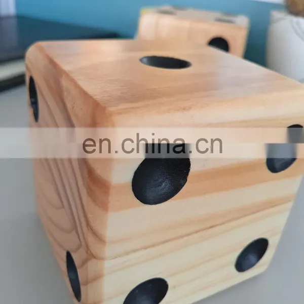 High Quality Giant Wooden Yard Dice for Outdoor Lawn Game photo-4