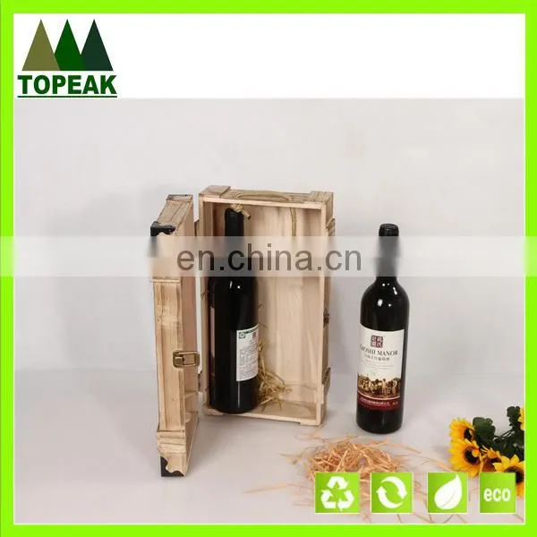 High Quality Wooden Wine Box 1/2/4/6 Bottles WD-007 Wooden Box photo-3