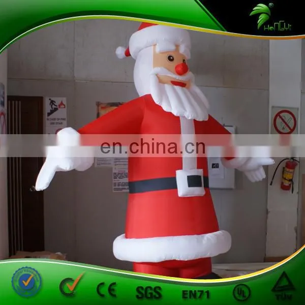 High Quality Inflatable Santa For Christmas , Giant Inflatable Standing Christmas Father for Decoration photo-2