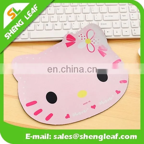 Custom Hello Kitty Logo Promotion Nature Rubber Mouse Pad photo-2