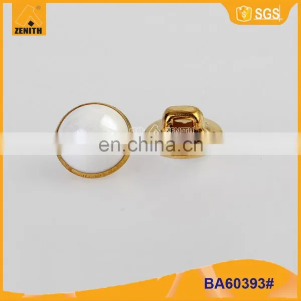ABS Gold Plating Pearl Shank Button BA60393 photo-2