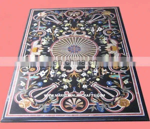 Marble Table Top, Marble Inlay Table Top, Marble Inlay Dining Table Tops