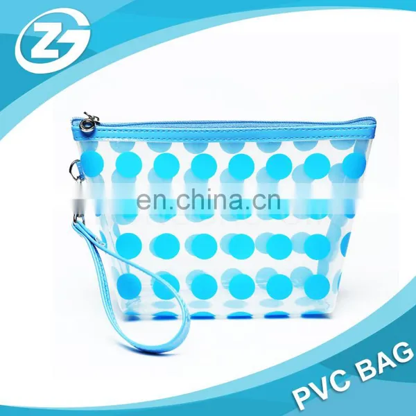 Hot Sale Cheap Customized Transparent PVC Big Cosmetic Bag photo-3