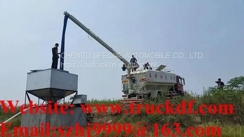 HOT SALE!high Quality and Best Price Dongfeng 4*2 LHD 12m3 6tons Animal Feed Delivery Truck photo-3