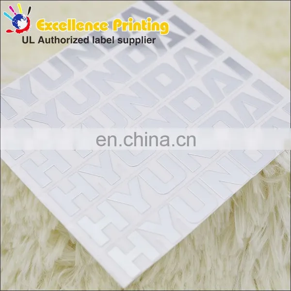 Total Quality Controled Customized Metal Nickel Sticker Label photo-3
